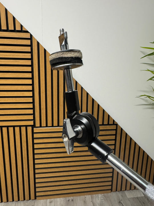 Boom Arm Cymbal Stand / Double Braced Black Hardware #WQ19