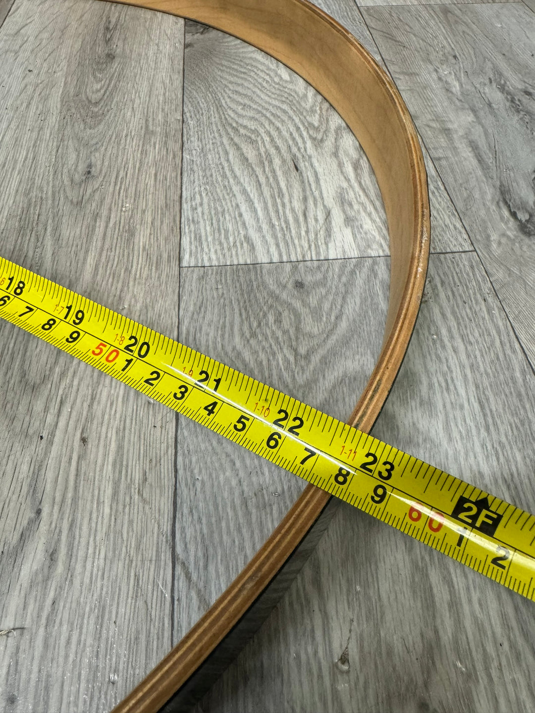 PDP Maple Bass Drum 22” Wooden Hoop Rim Hardware #WX18