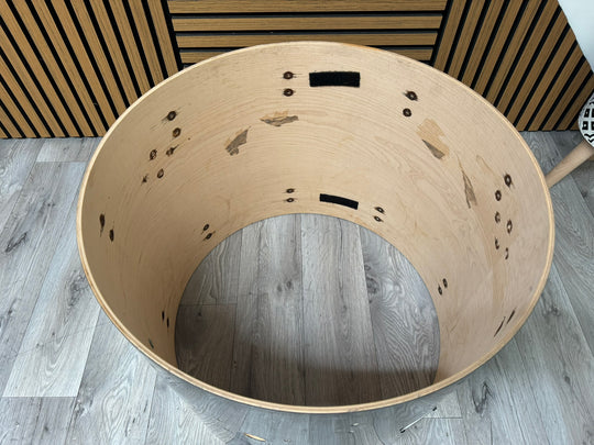 PDP CX Bass Drum Shell 22”x18” Bare Wood Project #WX21