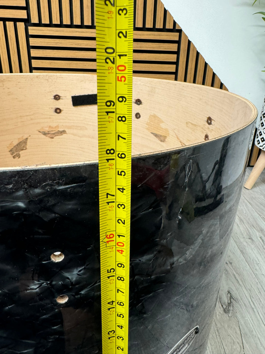 PDP CX Bass Drum Shell 22”x18” Bare Wood Project #WX21