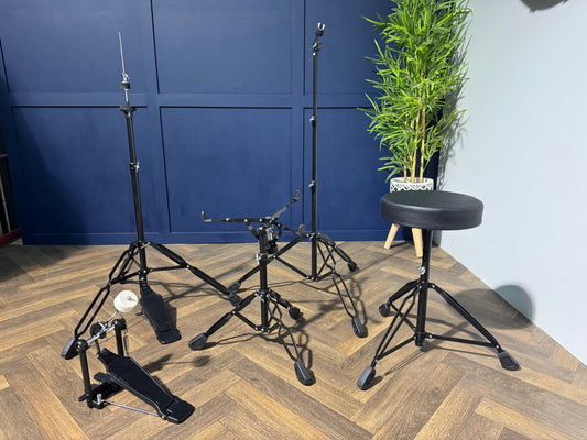 G4M Drum Hardware Pack / Cymbal Stands / Bass Pedal / Stool / Hardware #NO60