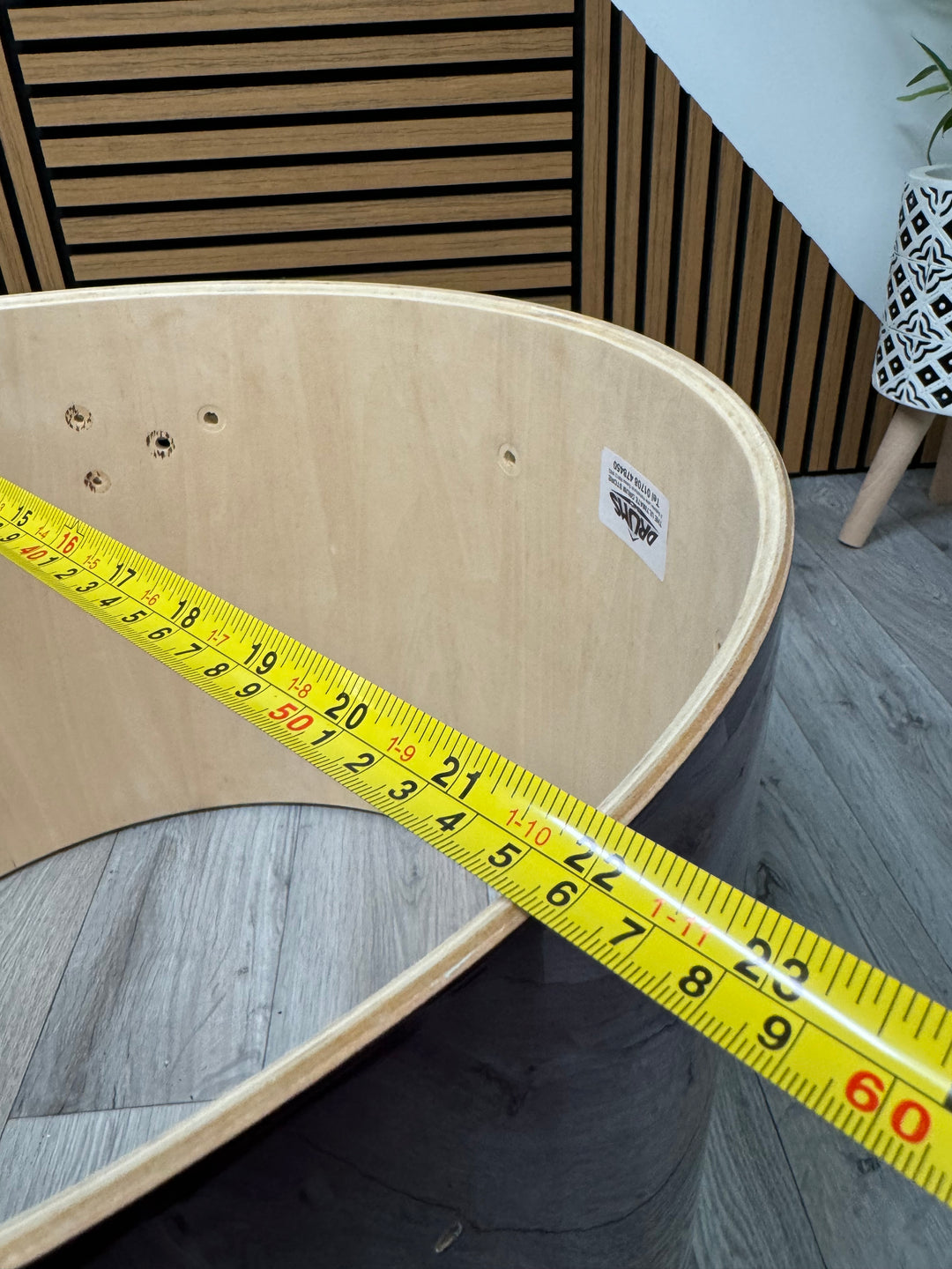 Mapex M Series Bass Drum Shell 22”x16” Bare Wood Project / Upcycle #OS4