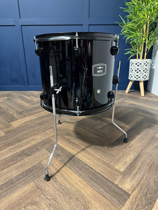 G4M 14"x 12" Floor Tom Drum / Black / Drum Hardware #NO70