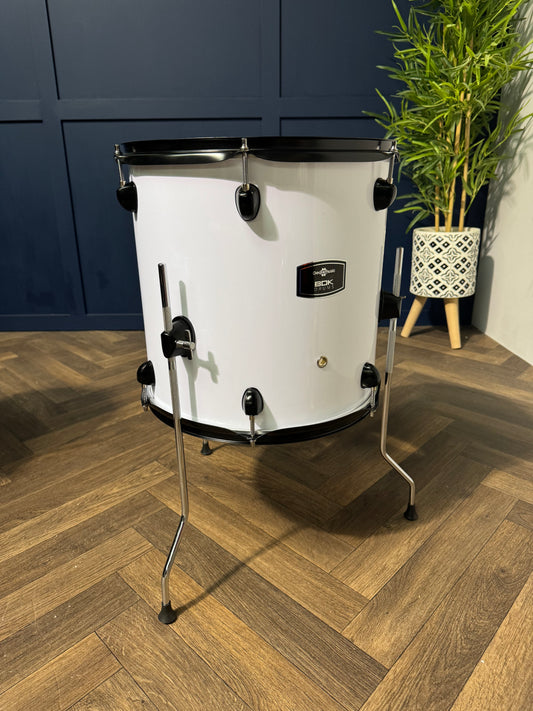G4M 14"x 14" Floor Tom Drum / White / Drum Hardware #NO74