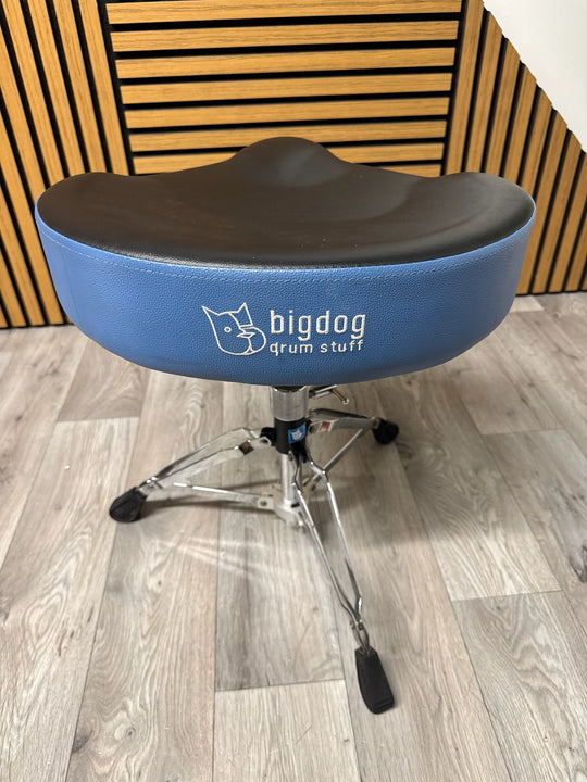 Big Dog Drum Stool Saddle Throne / Height Adjustable / Double Braced #WL36