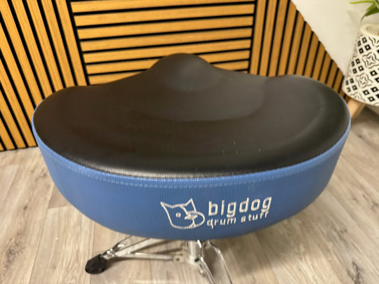Big Dog Drum Stool Saddle Throne / Height Adjustable / Double Braced #WL36