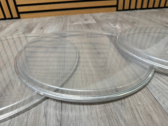 Clear Resonant Tom Drum Heads Set Of 3 / 14" 12" 10" #WY2