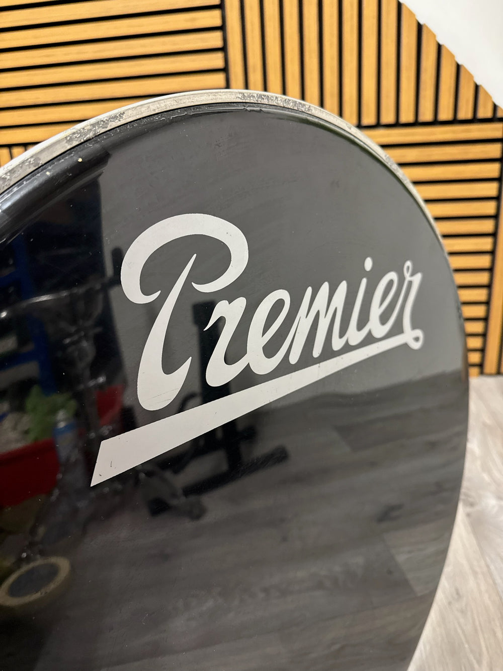 Premier Everplay Resonant Bass 22" Drum Head / Black #VG28
