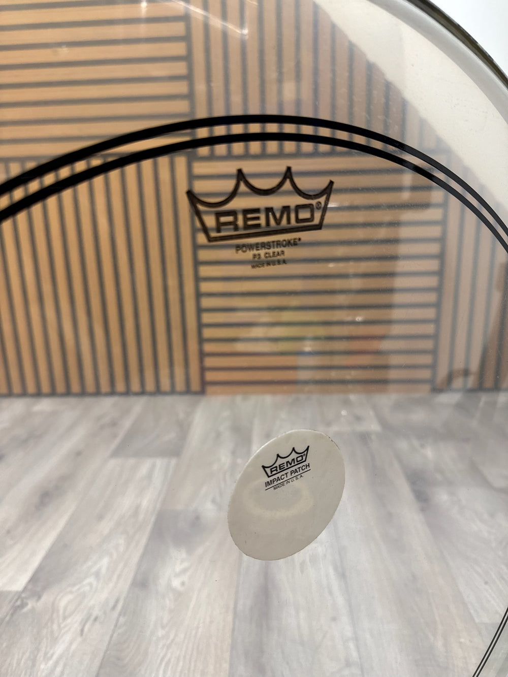 REMO Powerstroke P3 Clear Batter Bass 22" Drum Head #VG29