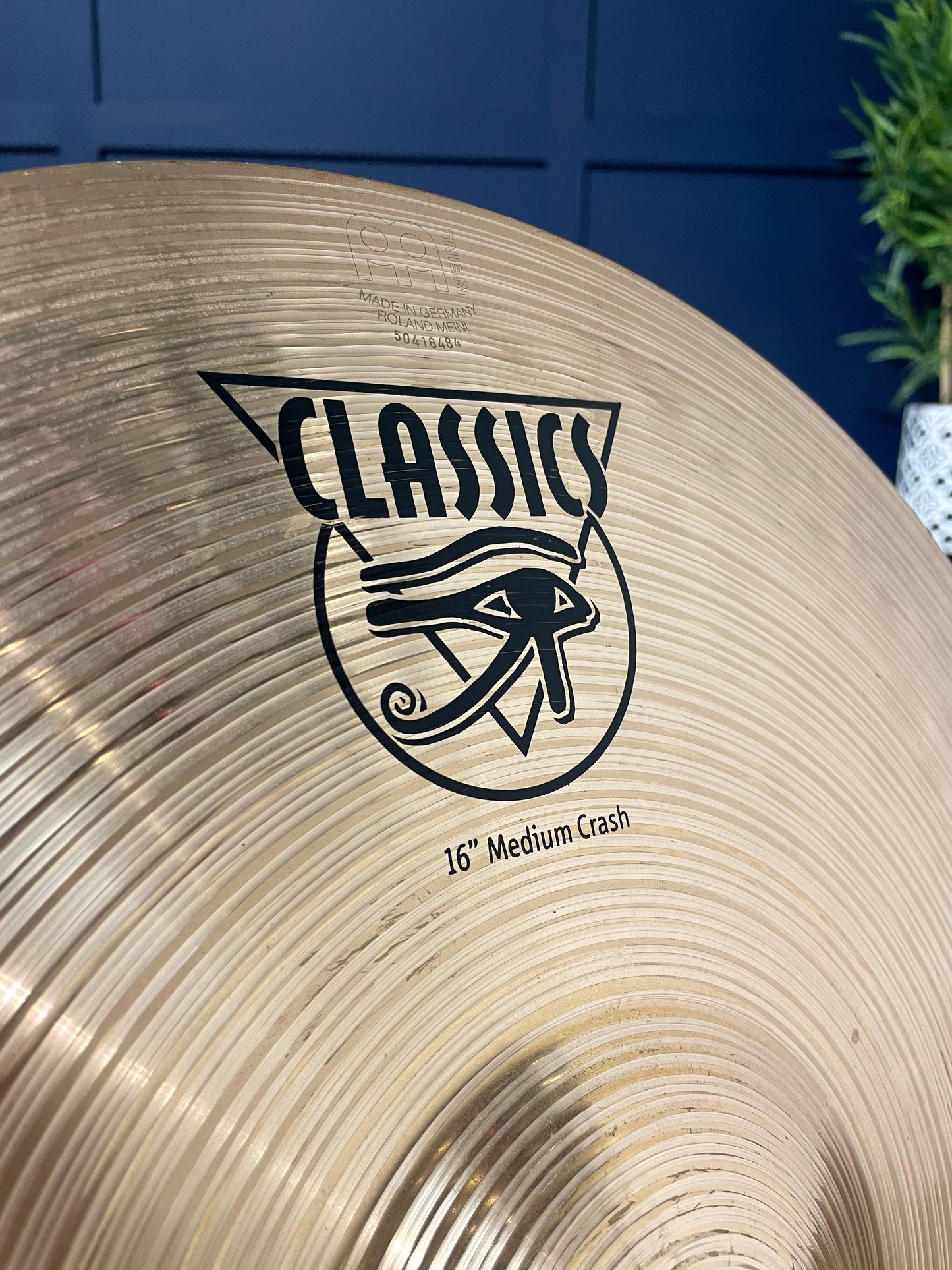 Meinl Classics Medium Crash 16"/40cm Cymbal / Drum Accessory #LA90