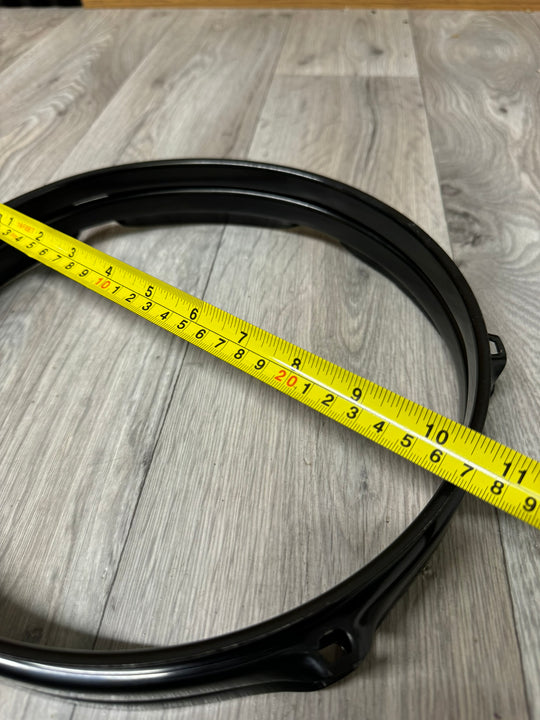 Premier 10” Black Drum Hoops Rims 6-Lug Hardware Tension #WY4