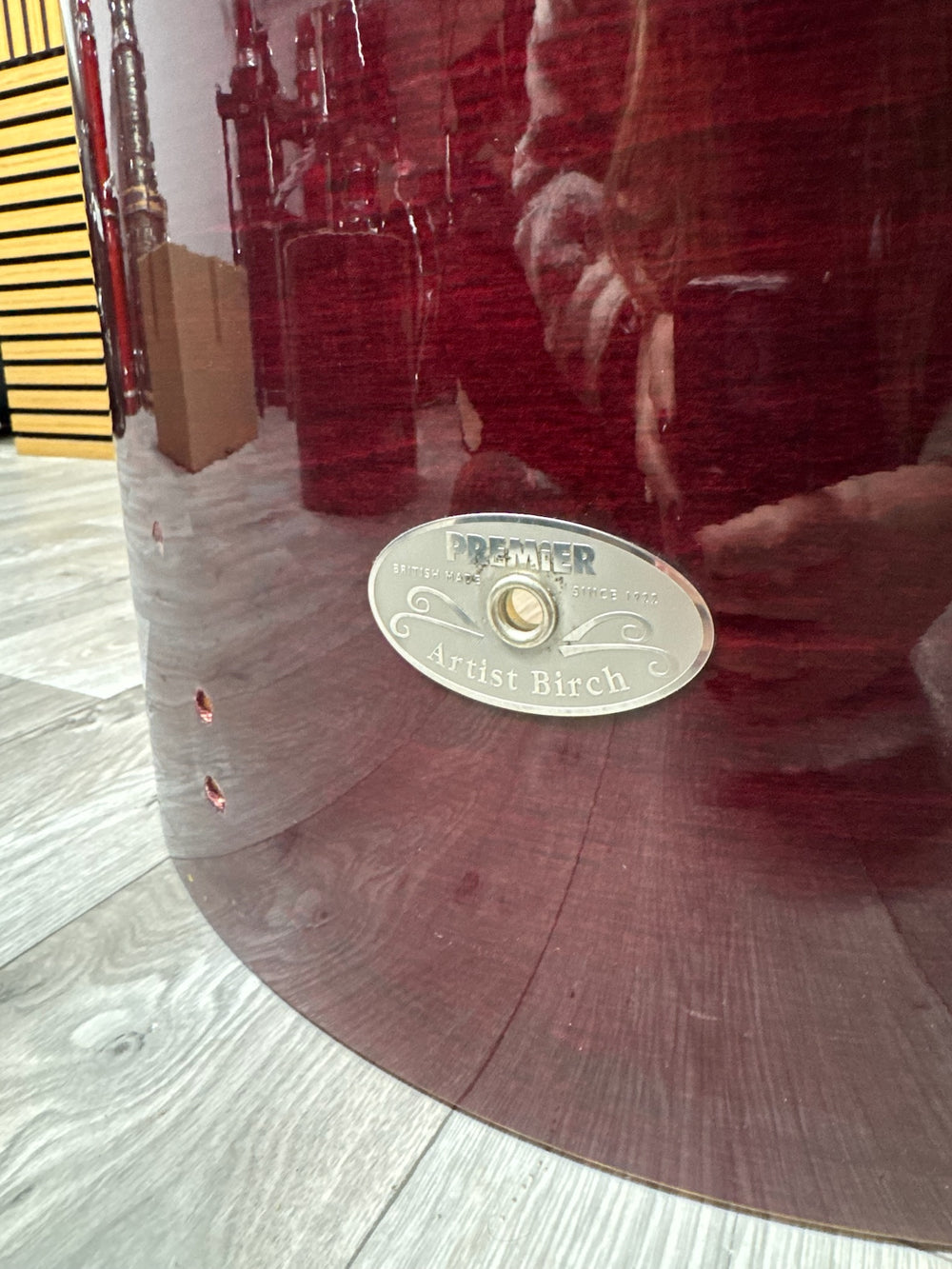 Premier Artist Birch Bass Drum Shell 22”x16” Bare Wood Project / Upcycle #VG31