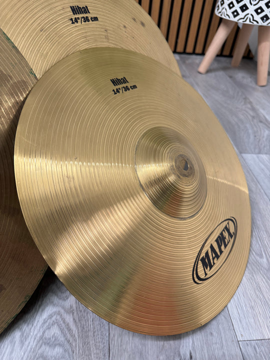 Mapex Cymbal Set / 20" 16" 14" / Drum Accessory #OS22