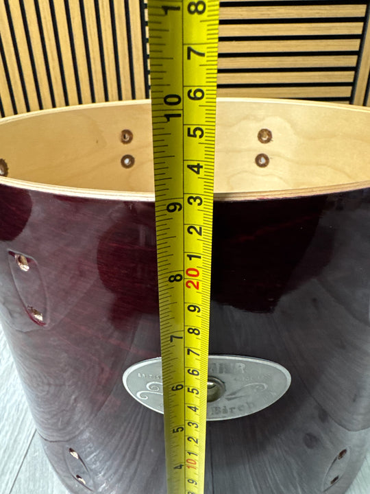 Premier Artist Birch Tom Drum Shell 12”x9” Bare Wood Project #VG33