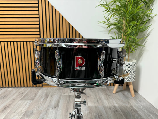 Premier Cabria 14” x 5.5” Snare Drum / 8-Lug / Black #OT1