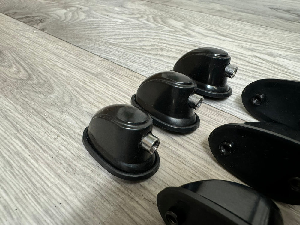 Premier Cabria Black Tom Drum Spares Lugs 25mm Hardware Set Of 6 #WY11
