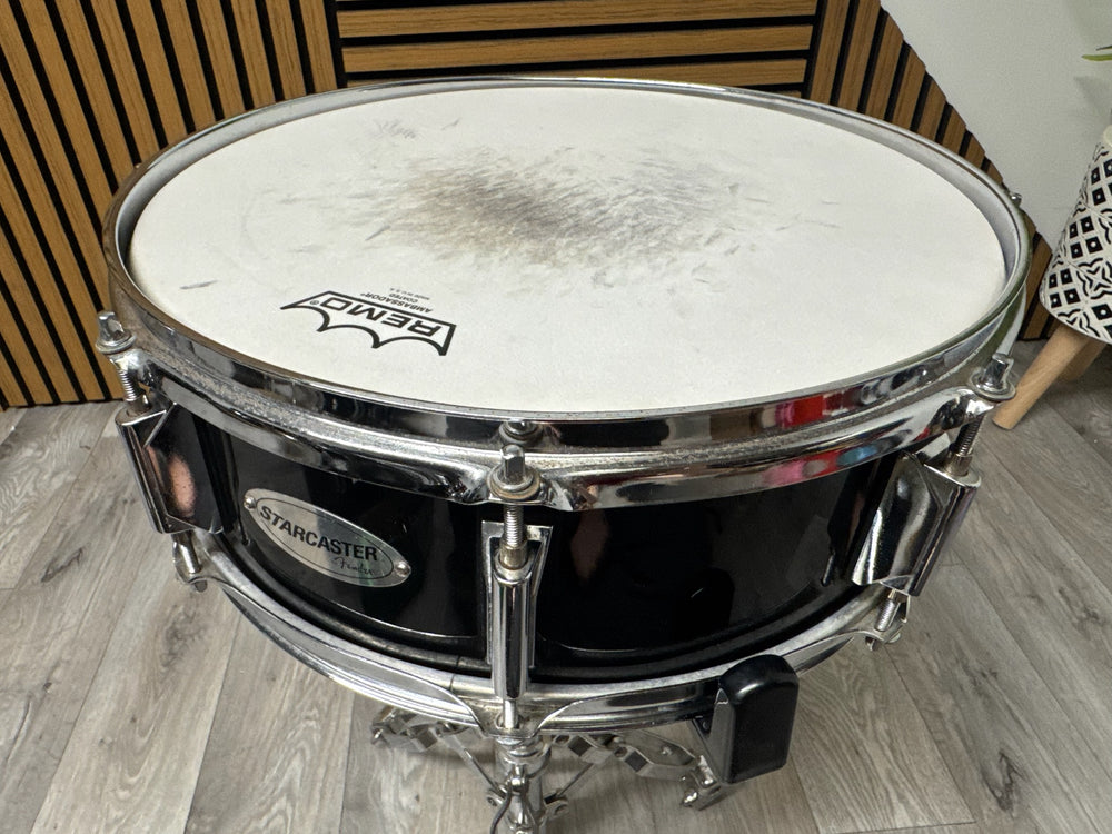 Fender Starcaster Snare Drum 14”x5” / 8-Lug / Black #WL47