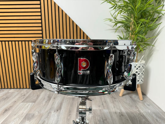 Premier Cabria 14” x 5.5” Snare Drum / 8-Lug / Black #OT2