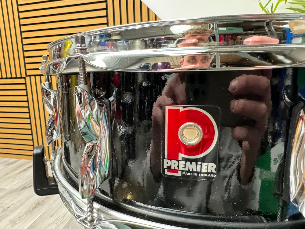 Premier Cabria 14” x 5.5” Snare Drum / 8-Lug / Black #OT2