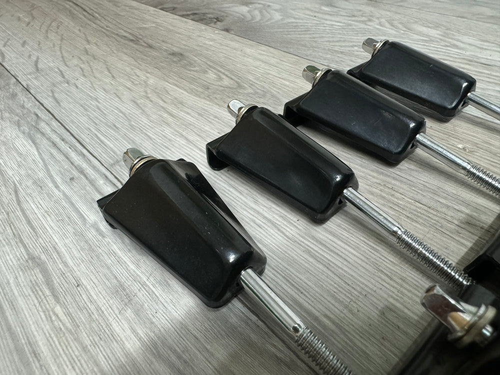 Premier Bass Drum Tension Rods & Claws Drum Black Hardware x8 #WY13