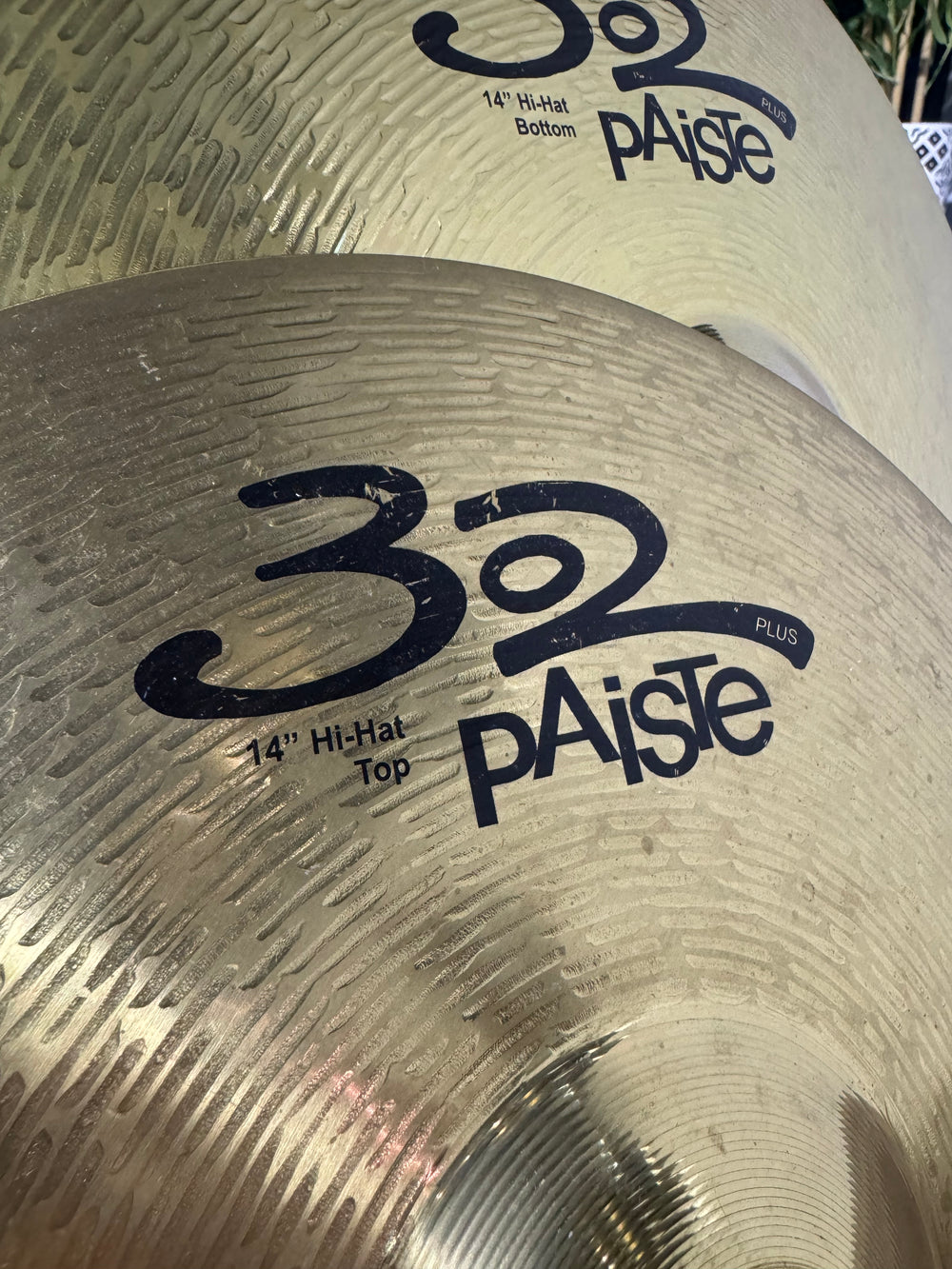 Paiste 302 Plus Hi Hats 14”/36cm Hi Hat Cymbals (Pair) #NP3