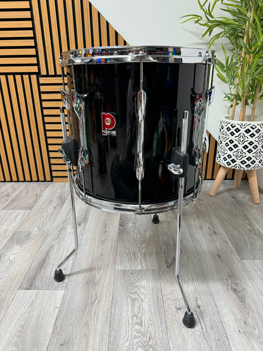 Premier Cabria 14” x 13” Floor Tom Drum / Black #OT7