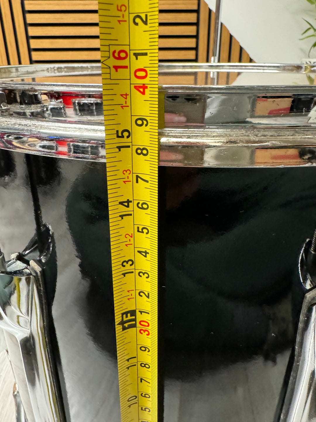 Premier Cabria 16” x 15” Floor Tom Drum / Black #OT8