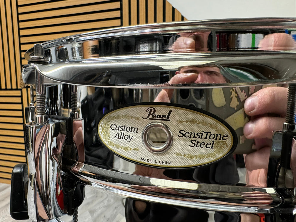 Pearl Custom Alloy Sensitone Steel Snare Drum 14” x 5.5” / 8-Lug #WG31