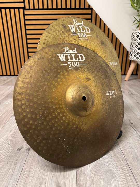 Pearl Wild 500 Hi Hats 14"/35cm Cymbals (Pair) #OT10