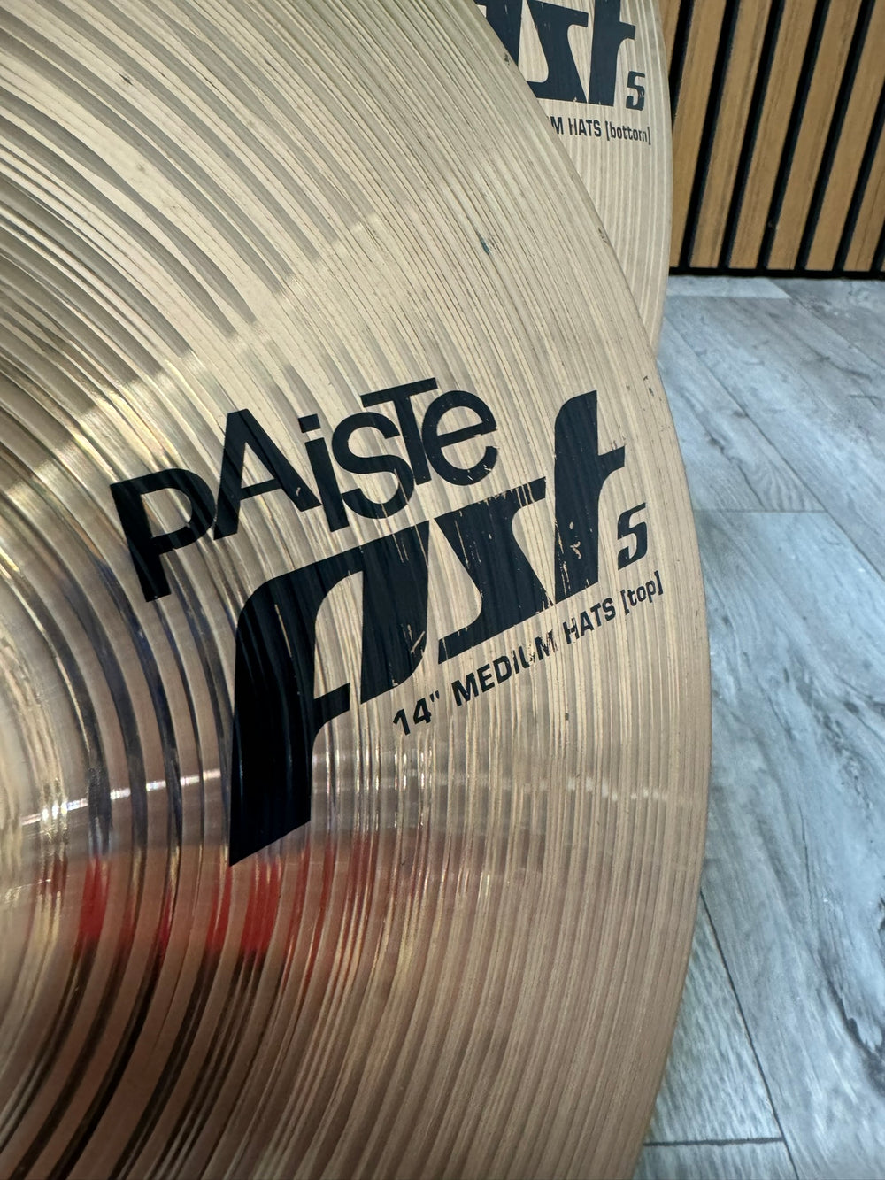 Paiste PST5 Medium Hi Hats 14"/35cm Cymbals (Pair) #VO22