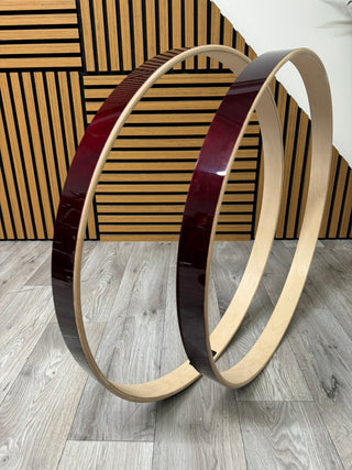 Yamaha Birch Bass Drum 22” Wooden Hoops Rims Hardware #VO32