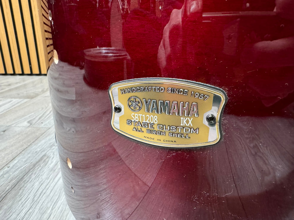 Yamaha Stage Custom Birch Tom Drum Shell 12”x8” Bare Wood #VO36