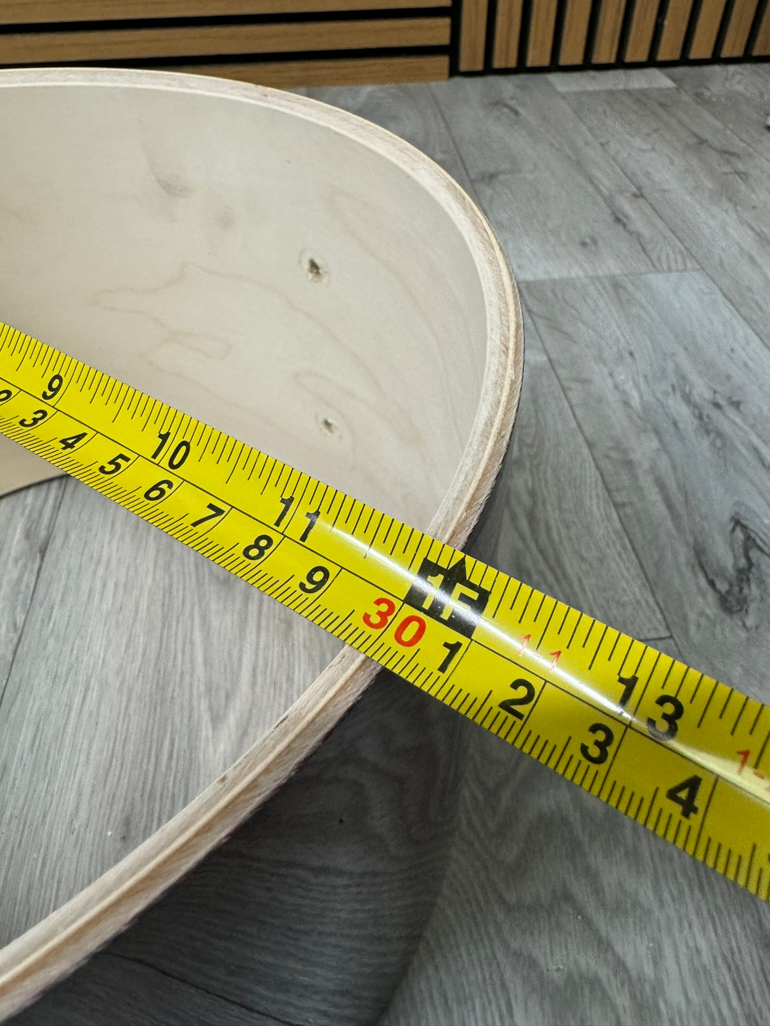 Yamaha Stage Custom Birch Tom Drum Shell 12”x8” Bare Wood #VO36