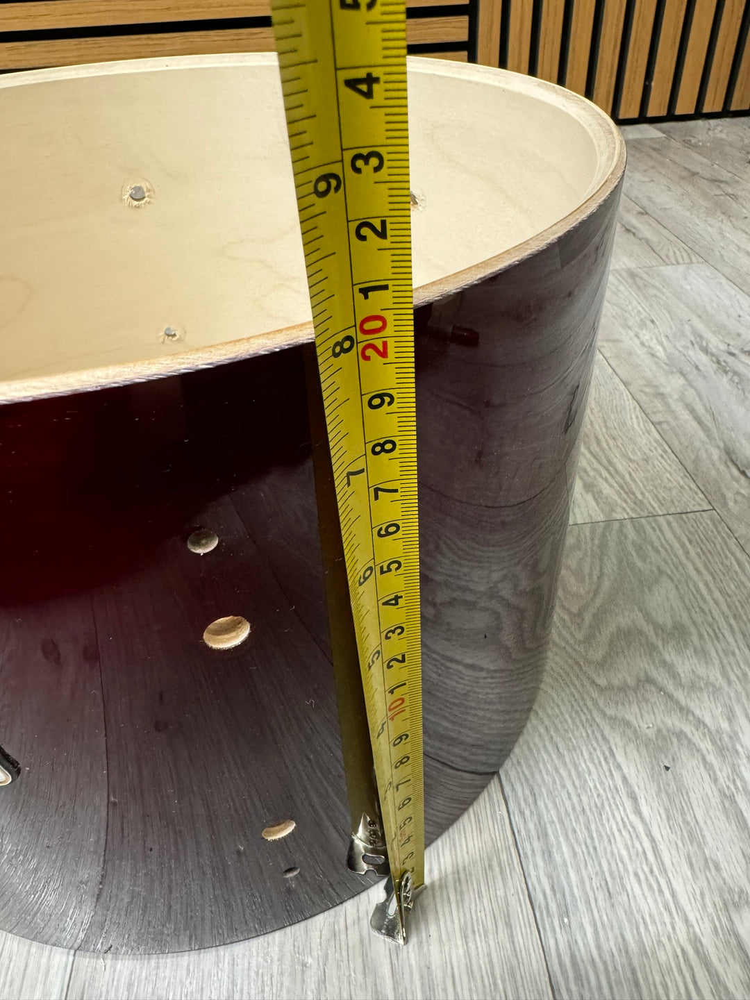 Yamaha Stage Custom Birch Tom Drum Shell 12”x8” Bare Wood #VO36