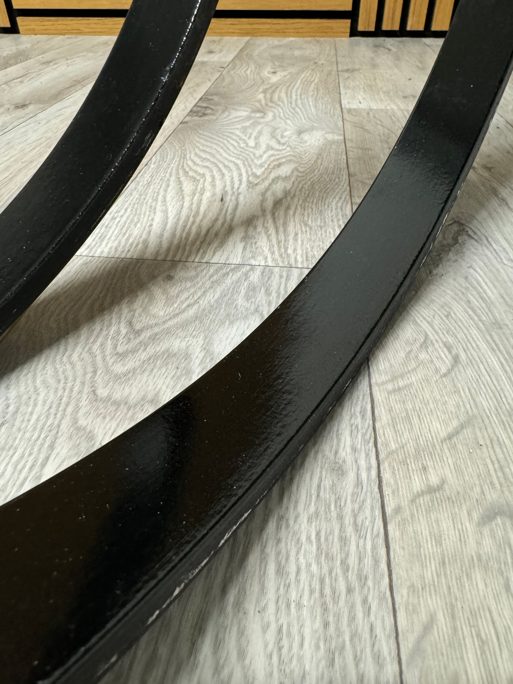 Premier Bass Drum 22” Wooden Hoops Rims Hardware / Black #OT32