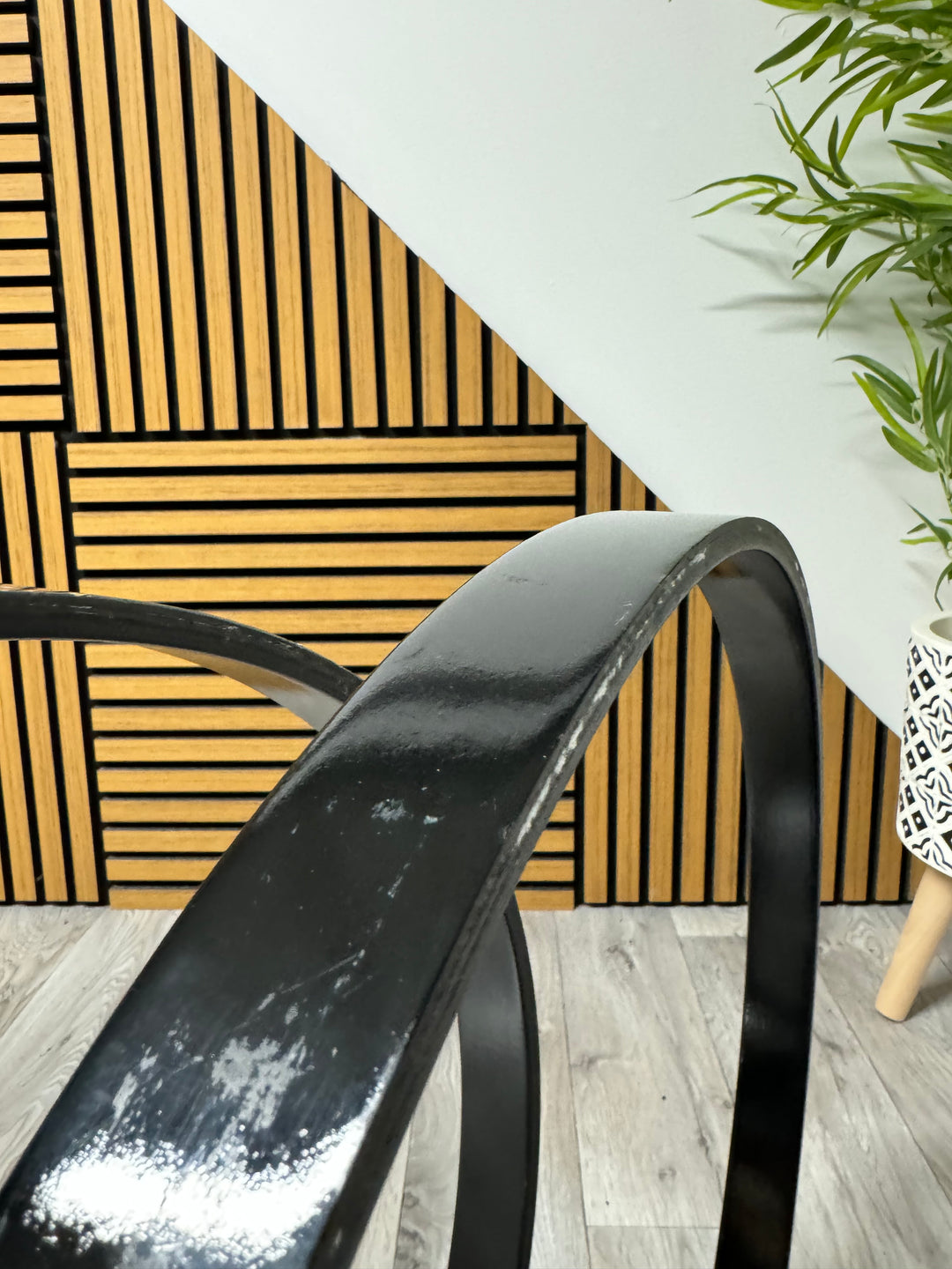 Premier Bass Drum 22” Wooden Hoops Rims Hardware / Black #OT32