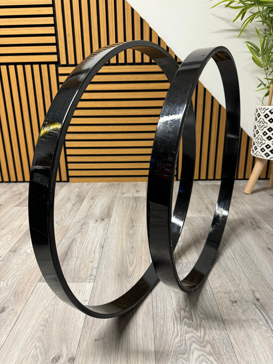 Premier Bass Drum 20” Wooden Hoops Rims Hardware / Black #OT33