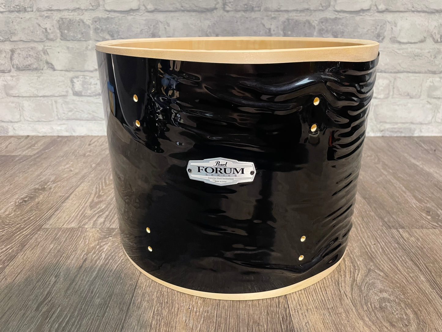 Pearl Forum Floor Tom Drum Shell 13”x10” Bare Wood Project / Upcycle #IJ31