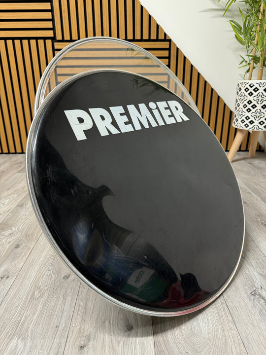 Premier Bass 20" Drum Heads (Pair) / Black & Clear #OT34