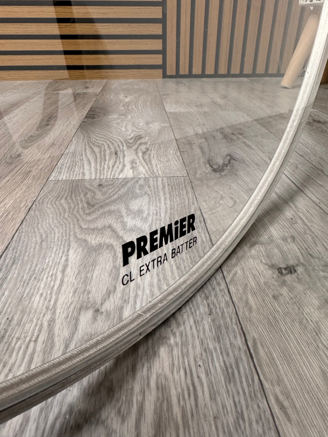Premier Bass 20" Drum Heads (Pair) / Black & Clear #OT34