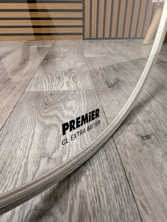 Premier Bass 20" Drum Heads (Pair) / Black & Clear #OT34