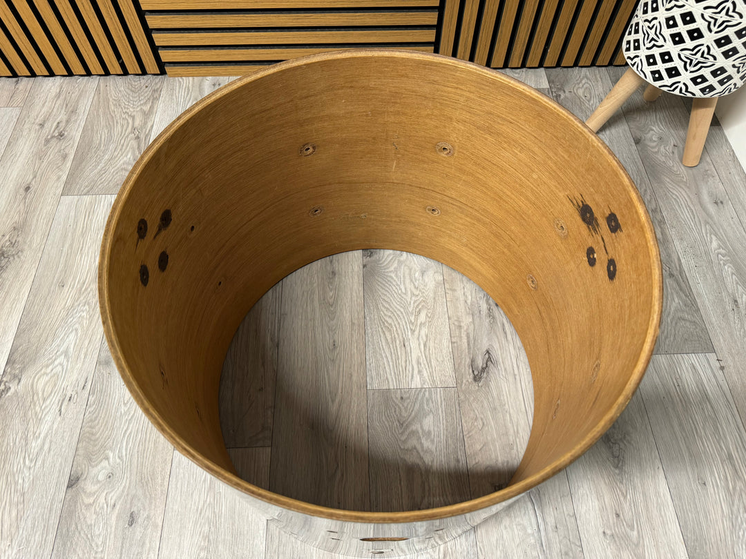 Vintage Premier Cabria Bass Drum Shell 20”x16” Bare Wood Project / Upcycle #OT36
