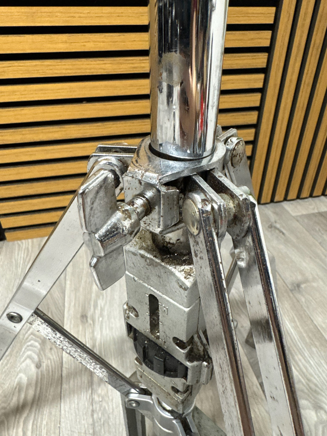 Vintage Premier Hi Hat Cymbal Stand Double Braced / Hardware #WL77