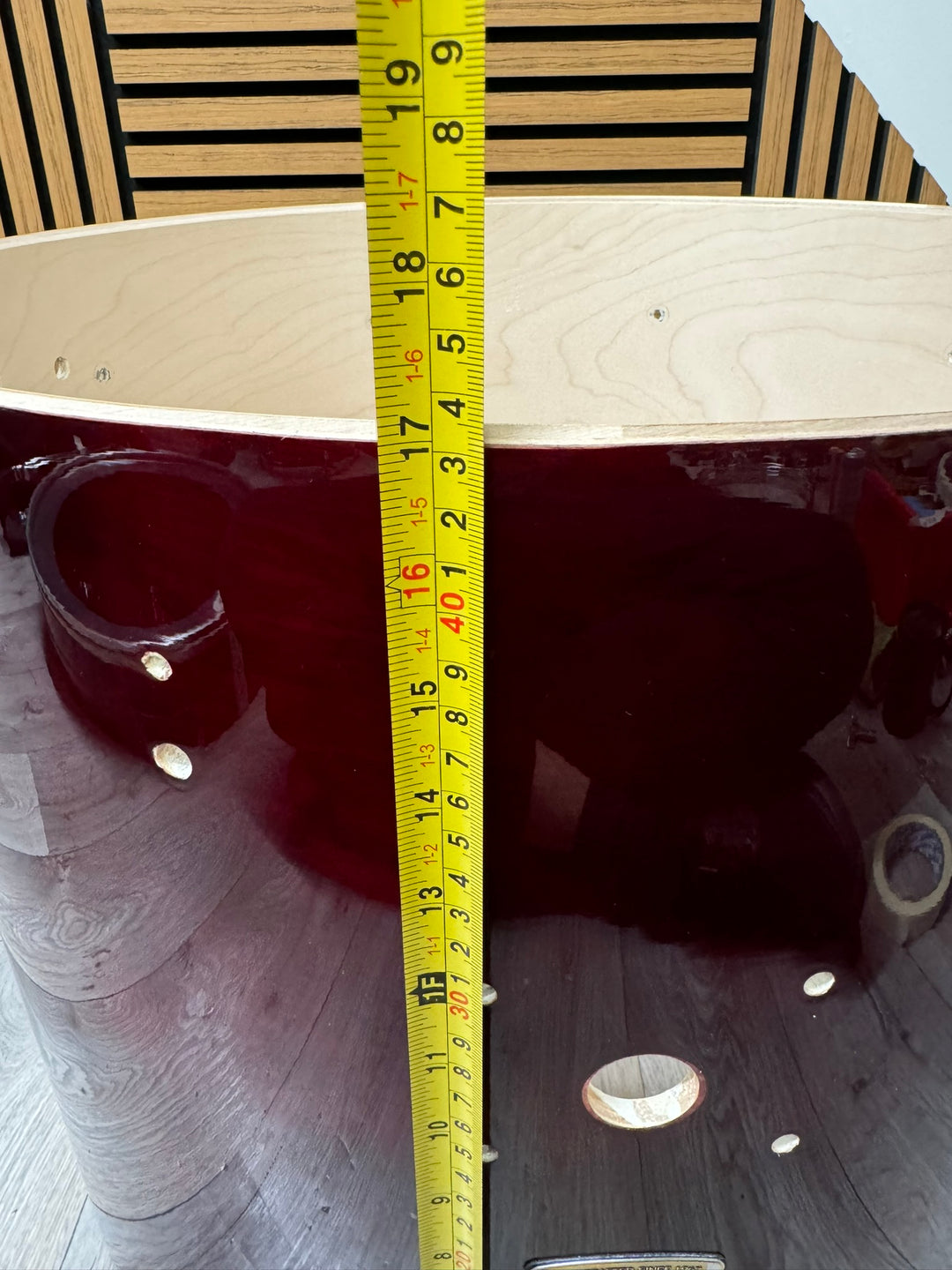 Yamaha Stage Custom Birch Bass Drum Shell 22”x17” Bare Wood Project #VO41