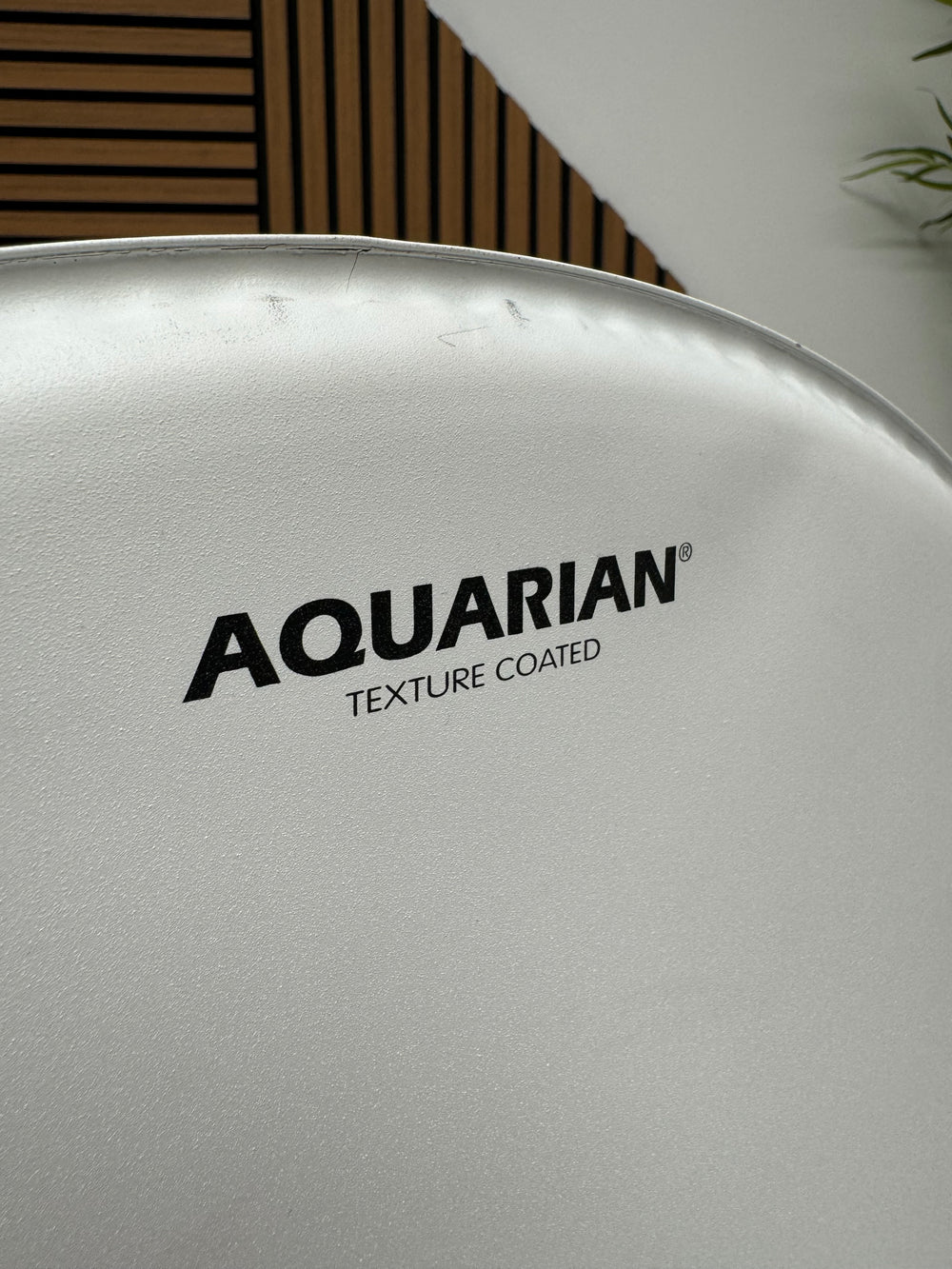 Aquarian Texture Coated White Bass Drum 24" Batter Drum Head #OD45