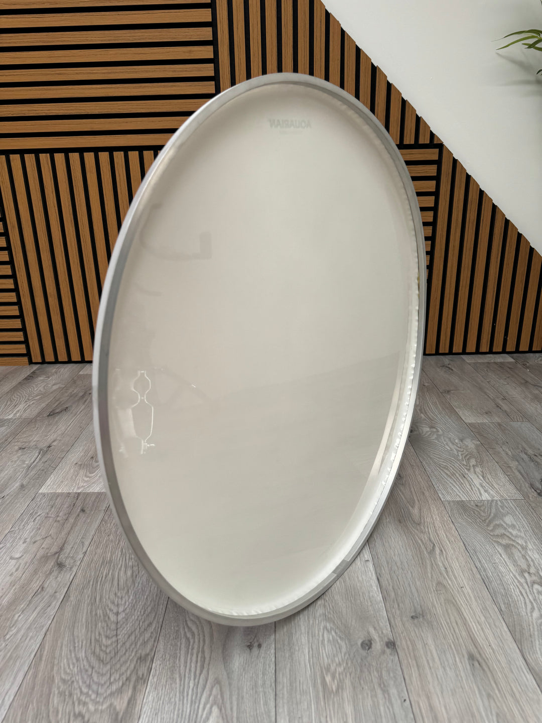 Aquarian Texture Coated White Bass Drum 24" Batter Drum Head #OD45