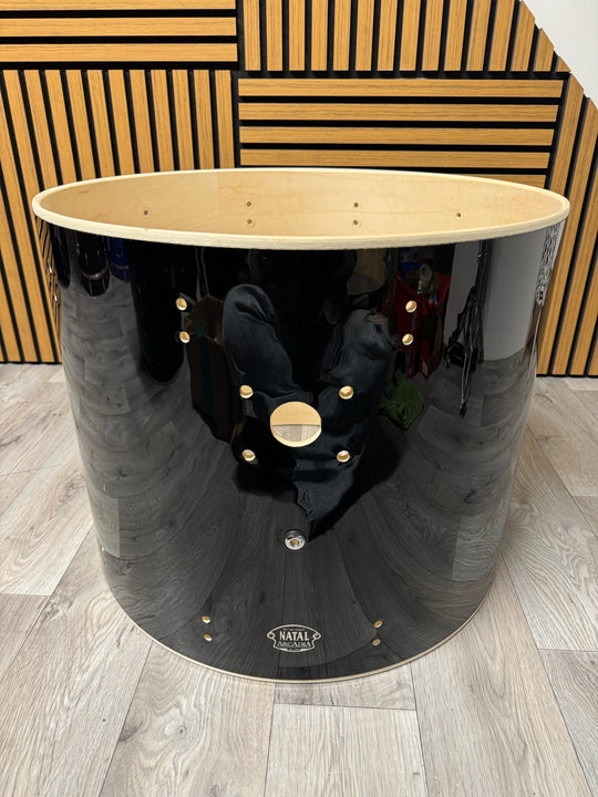 Natal Arcadia Bass Drum Shell 22”x18” Bare Wood Project #VK75
