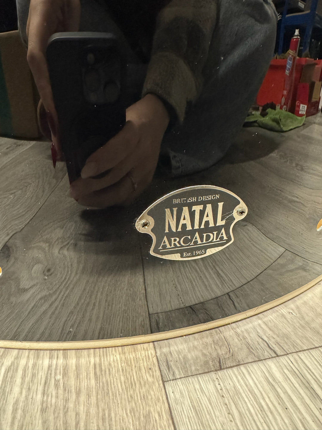 Natal Arcadia Bass Drum Shell 22”x18” Bare Wood Project #VK75