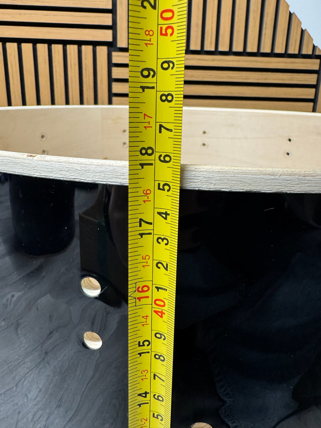 Natal Arcadia Bass Drum Shell 22”x18” Bare Wood Project #VK75