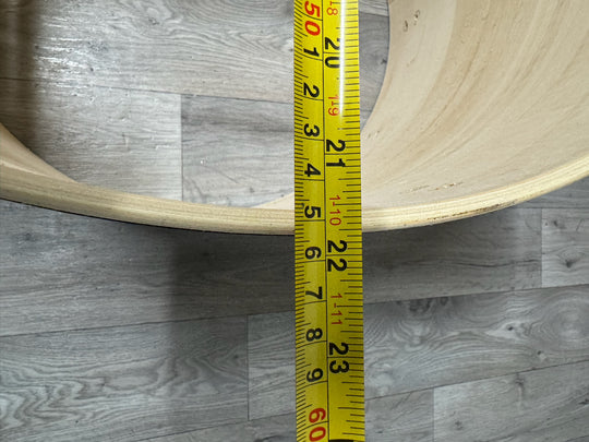 Natal Arcadia Bass Drum Shell 22”x18” Bare Wood Project #VK75